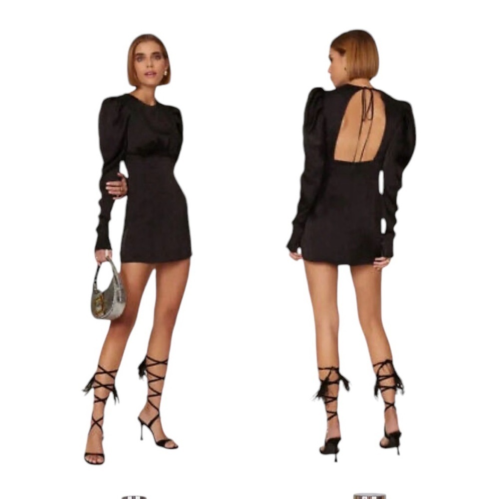 The Andamane Hope Black Mini Dress